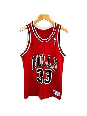 VINTAGE Champion 90's Chicago Bulls NBA Jersey Scottie Pippen #33 Unisex